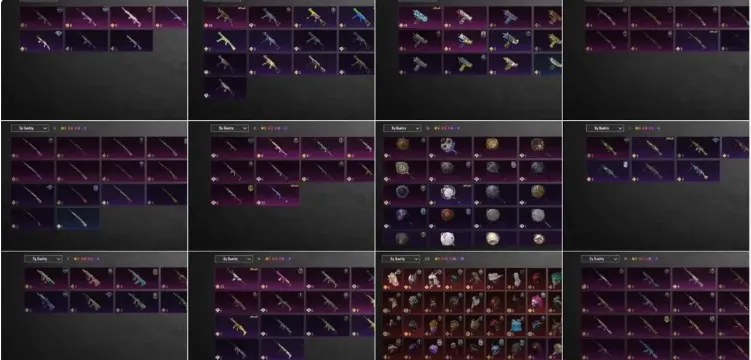 PGM569 M416 Call of the Wild L4, SCAR-L L3, 23 Lab Weapons, 40 Max RP, 330 Outfits, 250 Weapon Skins, 6 M416 Skins, Conq C8S22, Lvl 80 (G)